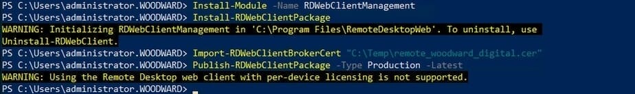 HTML 5 Remote Desktop Client Install