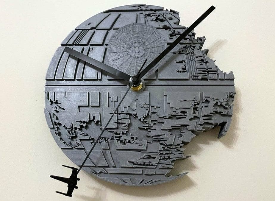 3D Printed Death Star Clock
