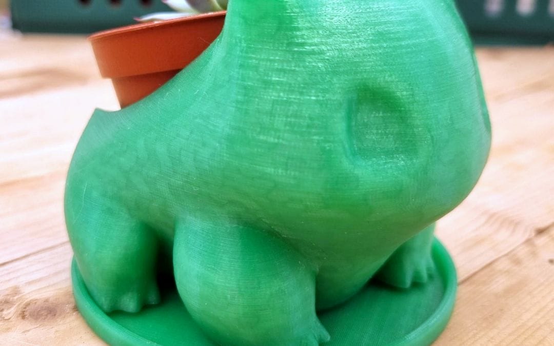Bulbasaur Plant Pot 3D Print Timelapse