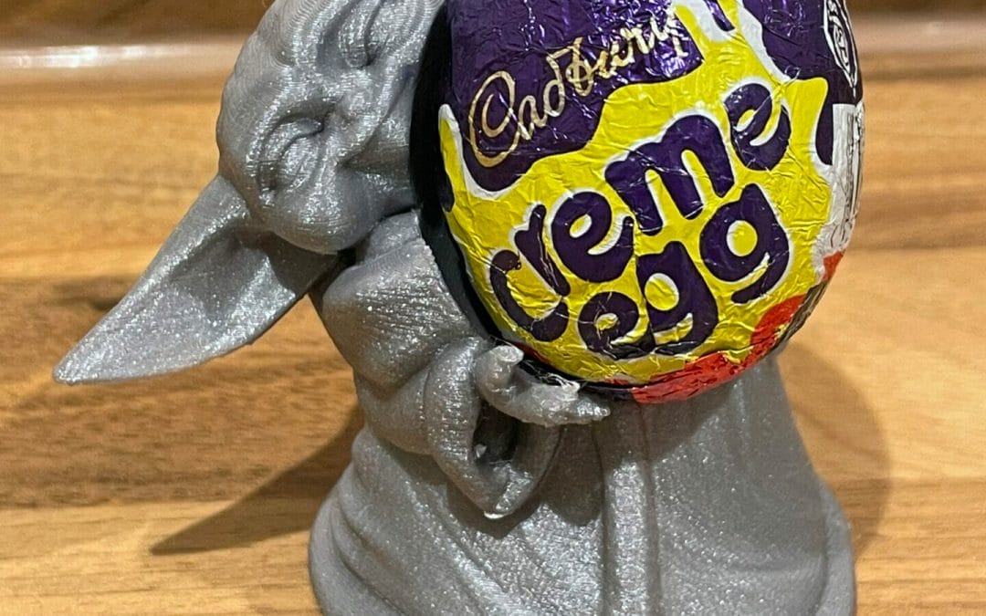 Grogu Easter Egg Holder 3D Print Timelapse